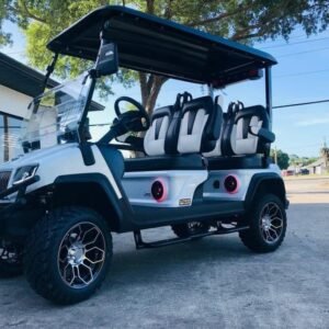 2025 Evolution D5 Maverick 4 Plus Pearl White | Cart with CarPlay