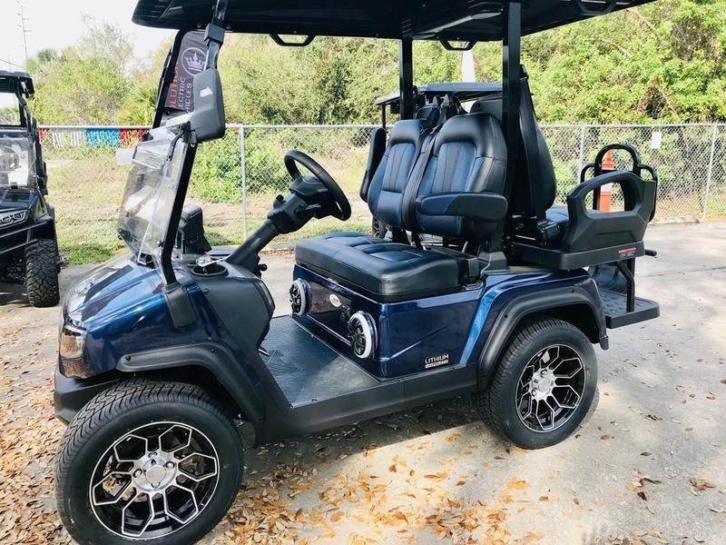 2025 Evolution D5 Ranger 2+2 Plus Mediterranean Blue | Cart with CarPlay - Image 6