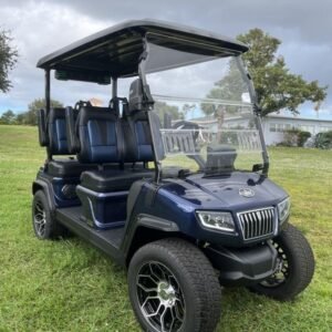 2025 Evolution D5 Ranger 4 Mediterranean Blue | Forward-Facing Cart