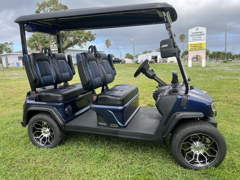 2025 Evolution D5 Ranger 4 Mediterranean Blue | Forward-Facing Cart - Image 3