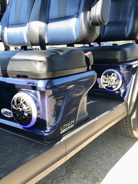 2025 Evolution D5 Ranger 4 Plus Mediterranean Blue | Cart with CarPlay - Image 6
