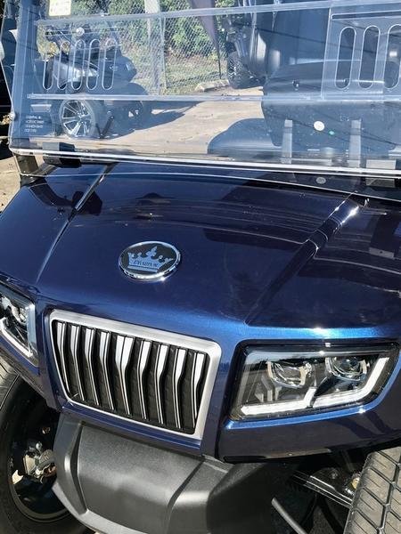 2025 Evolution D5 Ranger 4 Plus Mediterranean Blue | Cart with CarPlay - Image 3