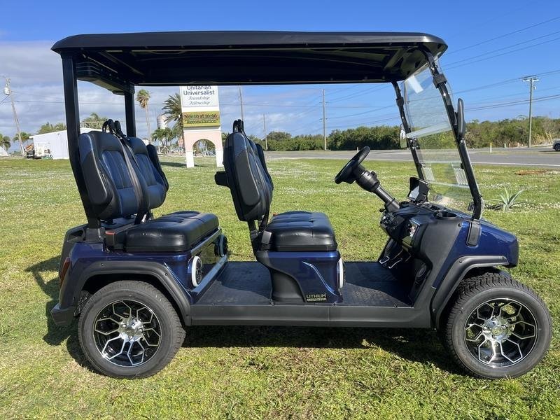 2025 Evolution D5 Ranger 4 Plus Mediterranean Blue | Cart with CarPlay - Image 3