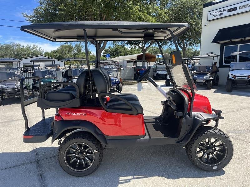 2025 Club Car Onward Lifted 4-Passenger Gas PTV | Rally Red | All-Terrain Freedom Sale! - Image 3