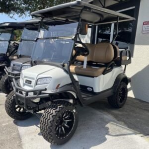 2025 Club Car Onward Lifted 4-Passenger XR Lithium | Glacier White | Extended Range Electric Sale!