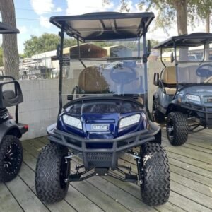 2025 Club Car Onward Lifted 4-Passenger XR Lithium | Metallic Onyx Blue | Extended Range Sale!