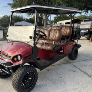 2025 E-Z-GO Express 6 ELiTE Lithium | Inferno Red | Zero-Maintenance 6-Passenger Shuttle!