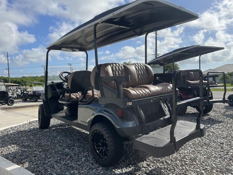 2025 E-Z-GO Express 6 Gas PTV | Inferno Red | Unlimited Range 6-Passenger Shuttle! - Image 3