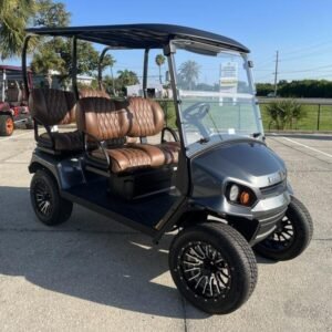 2025 E-Z-GO Liberty ELiTE Lithium PTV | Metallic Charcoal | 4 Forward-Facing Seats Sale!