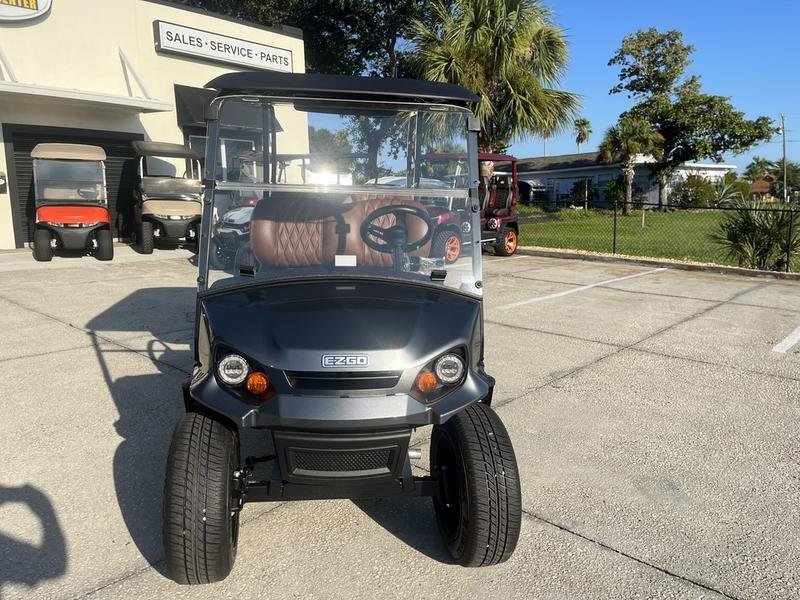 2025 E-Z-GO Liberty ELiTE Lithium PTV | Metallic Charcoal | 4 Forward-Facing Seats Sale! - Image 3