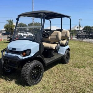 2025 E-Z-GO Liberty ELiTE Lithium PTV | Ocean Grey | 4 Forward-Facing Seats | Sale Price!