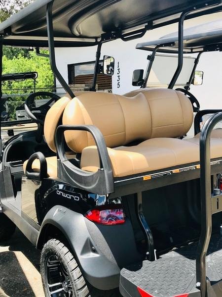 2026 Club Car Onward Lifted 4-Passenger Gas Golf Cart | Metallic Tuxedo Black | Off-Road Ready! - Image 3
