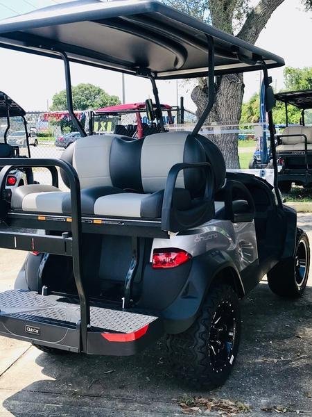 2026 Club Car Onward Lifted 4-Passenger Gas Golf Cart | Signature Silver | All-Terrain Power! - Image 5