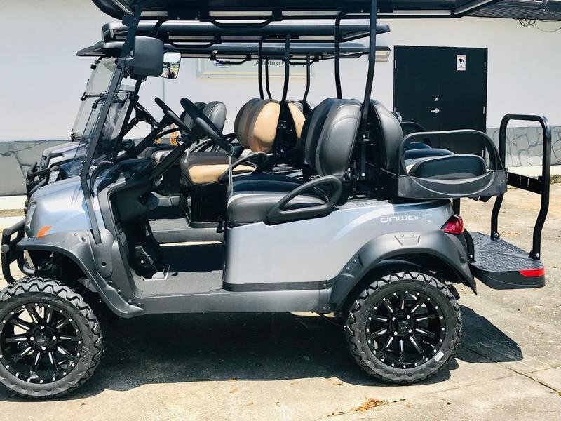 2026 Club Car Onward Lifted 4-Passenger Gas Golf Cart | Signature Silver | All-Terrain Power! - Image 4