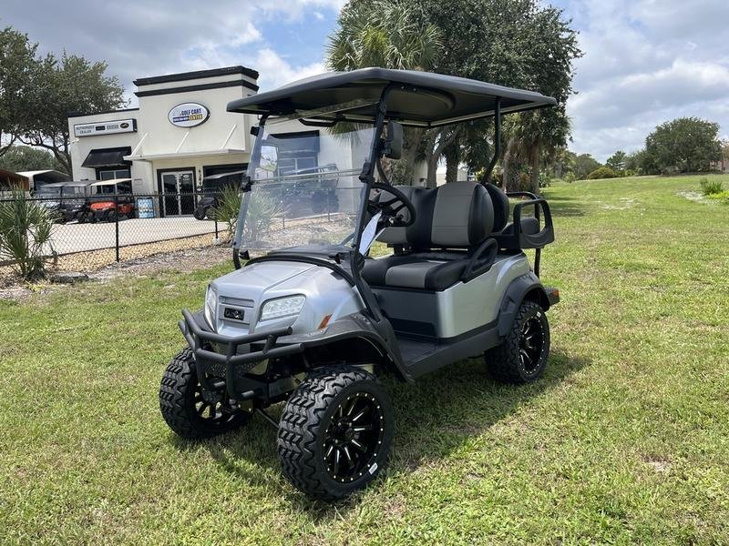 2026 Club Car Onward Lifted 4-Passenger Gas PTV | Metallic Signature Silver | Unlimited Range Sale! - Image 2