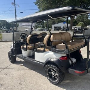2026 Club Car Onward Lifted 6-Passenger HP Lithium PTV | Glacier White | Zero-Maintenance Luxury!
