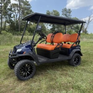 2027 Club Car Onward 4 Forward LSV | Custom Blue & Orange