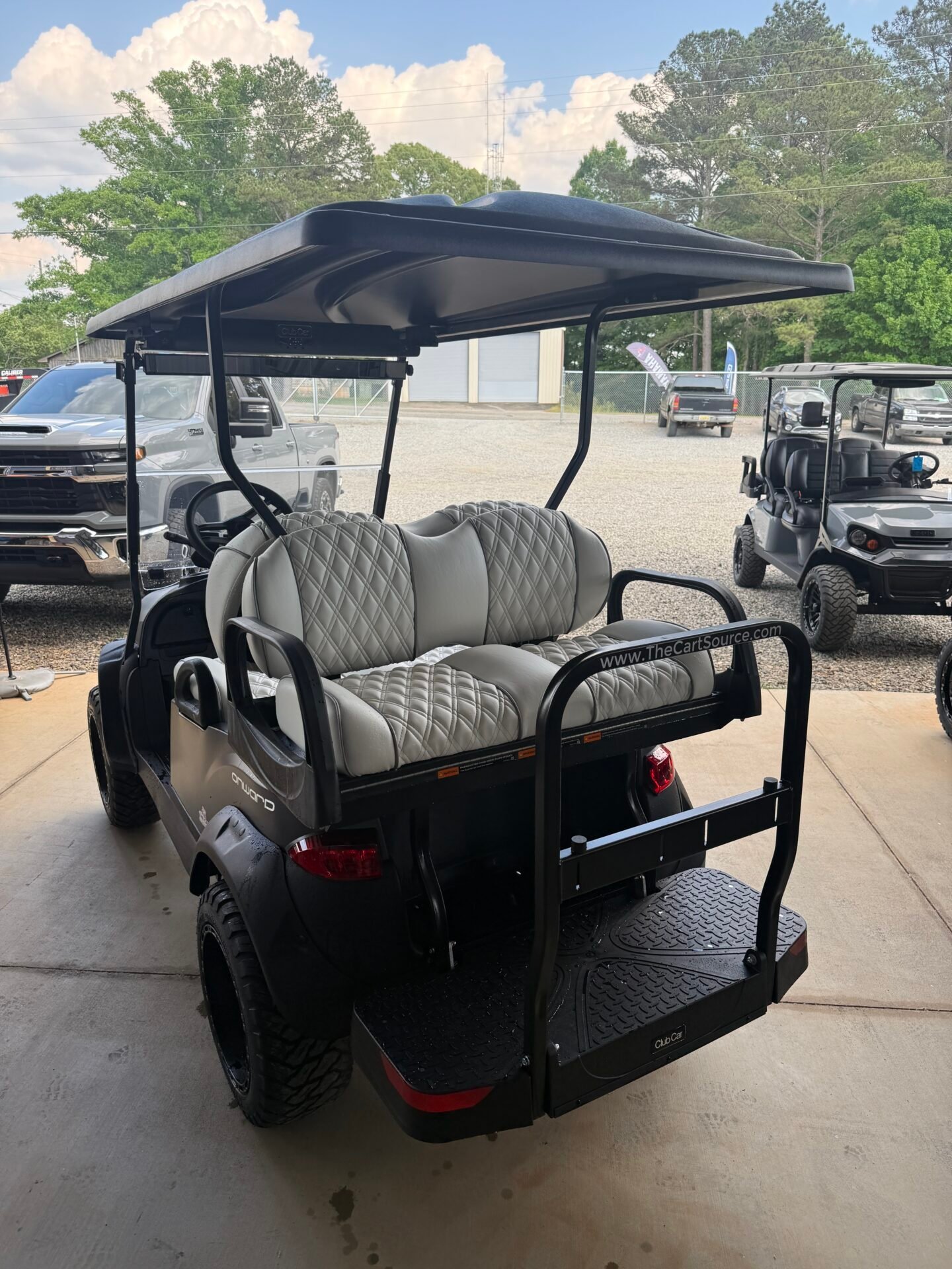 2027 Club Car Onward Lifted 4-Passenger Gas Premium | Matte Graphite - Image 5