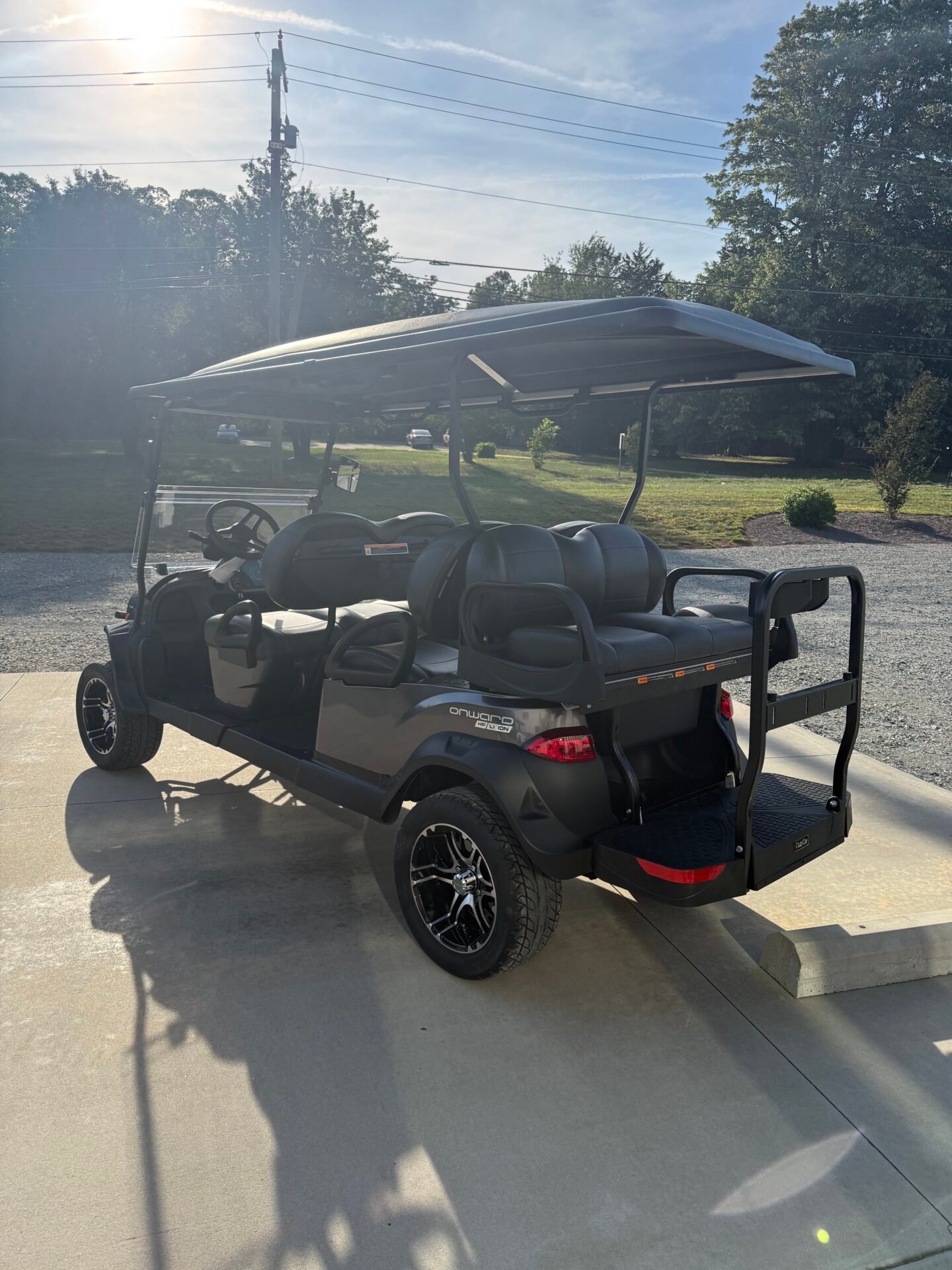 2027 Club Car Onward Lifted 6-Passenger XR Lithium | Midnight Silver - Image 4