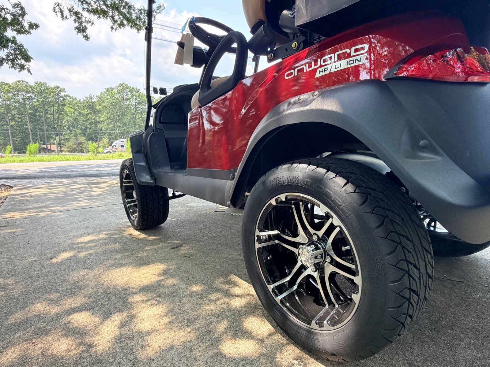 2027 Club Car Onward 4-Passenger HP Lithium | Candy Apple Red - Image 5