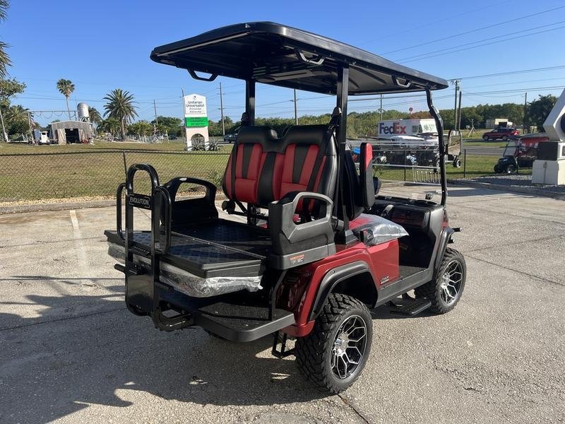2025 Evolution D5 Maverick 2+2 Pearl White | 4-Seater Lifted Golf Cart - Image 5