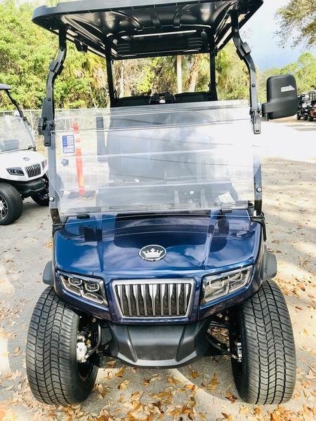 2025 Evolution D5 Ranger 2+2 Plus Mediterranean Blue | Cart with CarPlay - Image 2