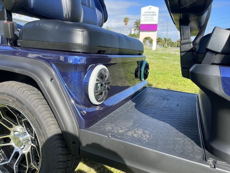 2025 Evolution D5 Ranger 4 Plus Mediterranean Blue | Cart with CarPlay - Image 2