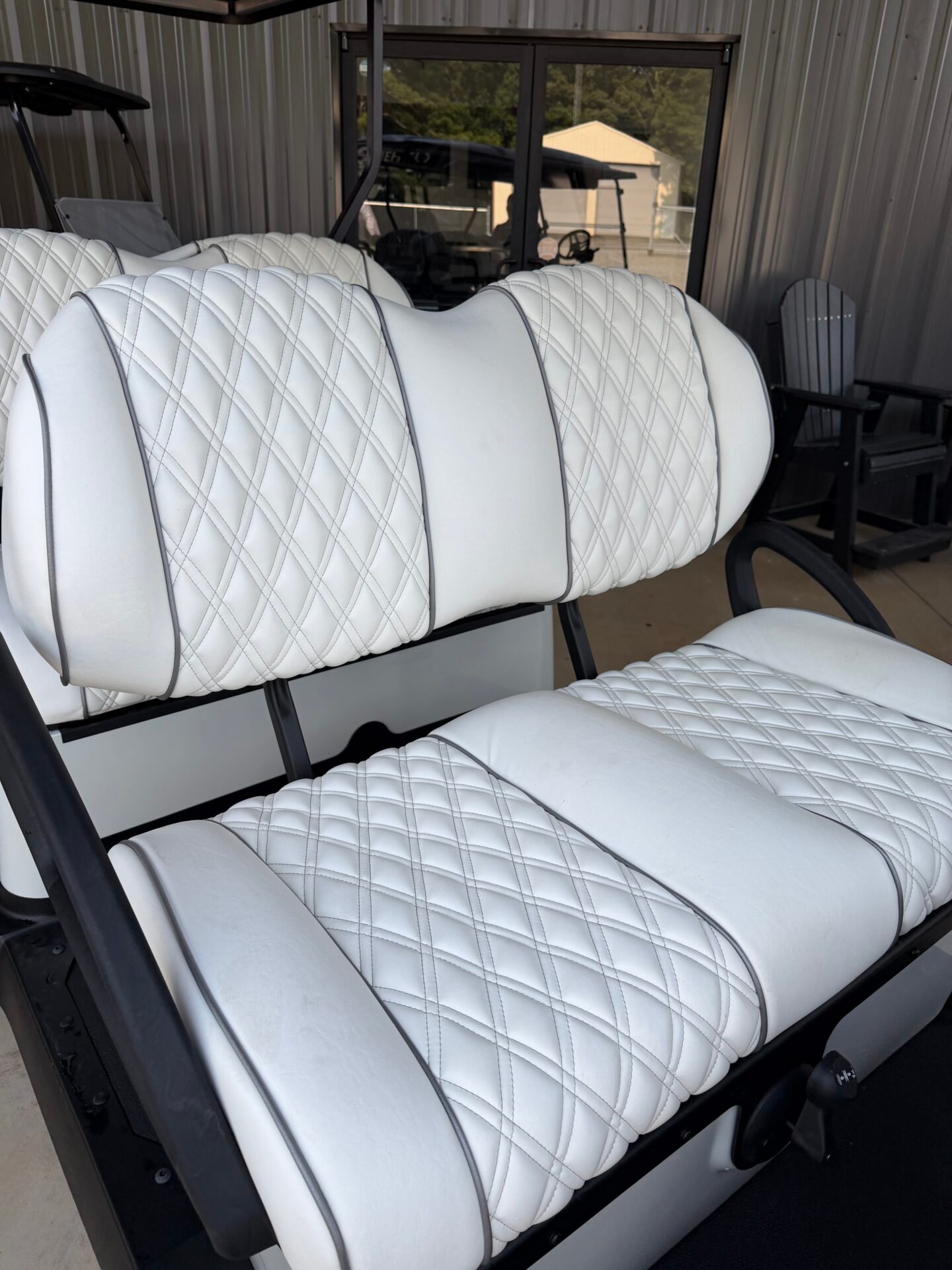 2027 Club Car Onward Lifted 6-Passenger Gas | Custom White - Image 10