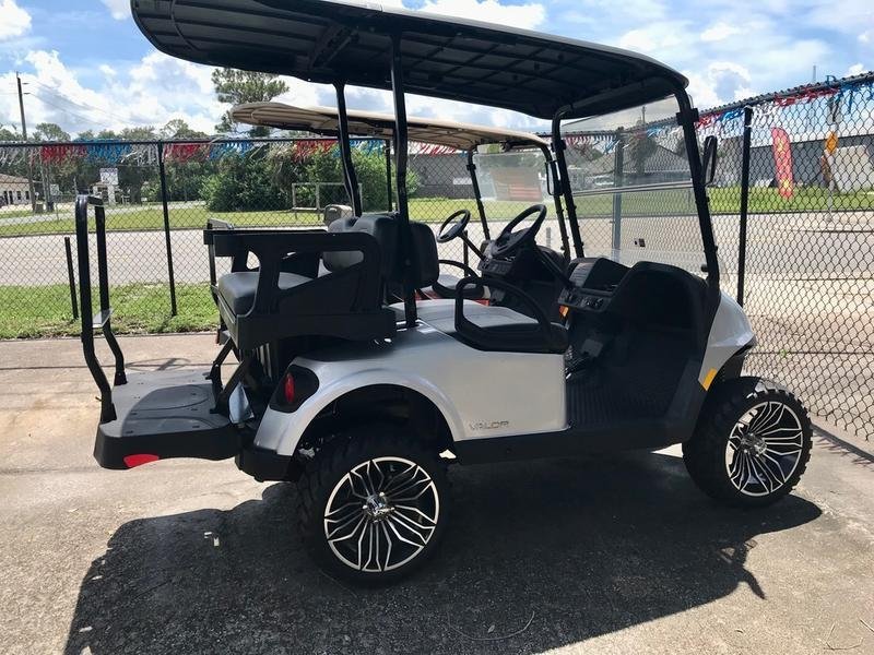 2024 E-Z-GO Valor EX1 Gas PTV | Platinum Finish | Independent Suspension | Unlimited Range Sale! - Image 4