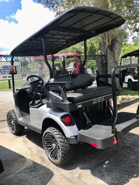 2024 E-Z-GO Valor EX1 Gas PTV | Platinum Finish | Independent Suspension | Unlimited Range Sale! - Image 3